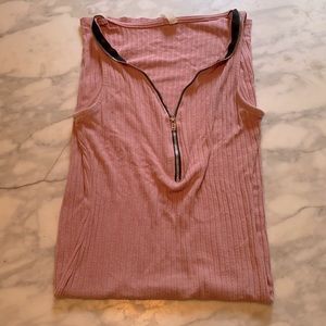 Long Pink Dress w/ Adjustable Zipper
